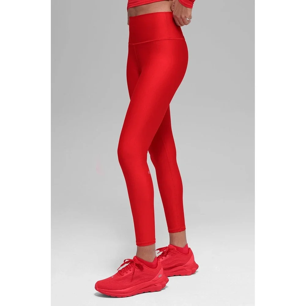 Alo Yoga Womens Airlift High-Waist 7/8 Legging Red Medium W5716R